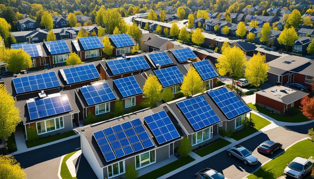 Photovoltaikanlagen in Wohngebieten